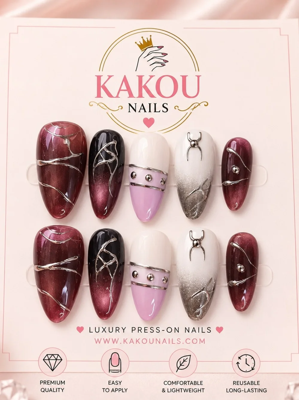 Kakou Nails  Press-On Nails